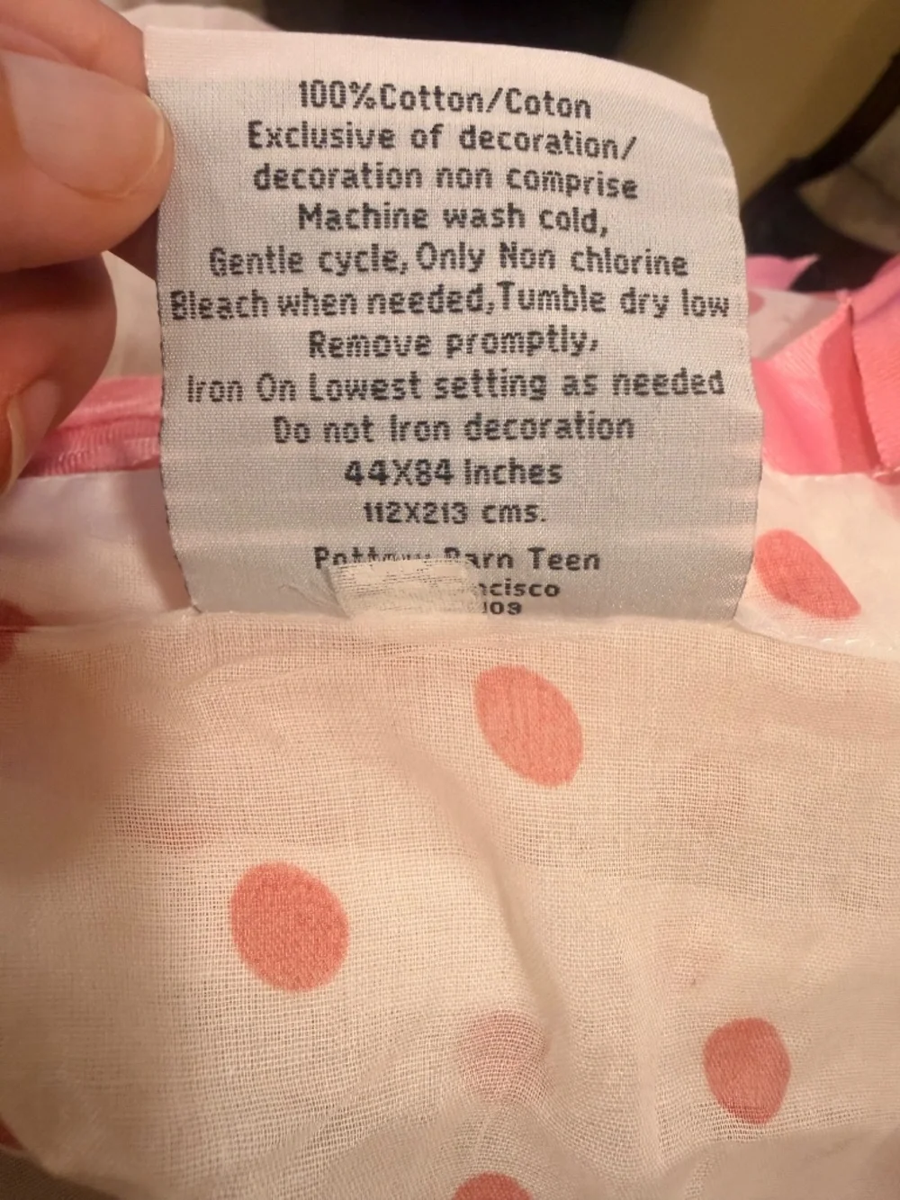 Pottery Barn Teen sheer curtains